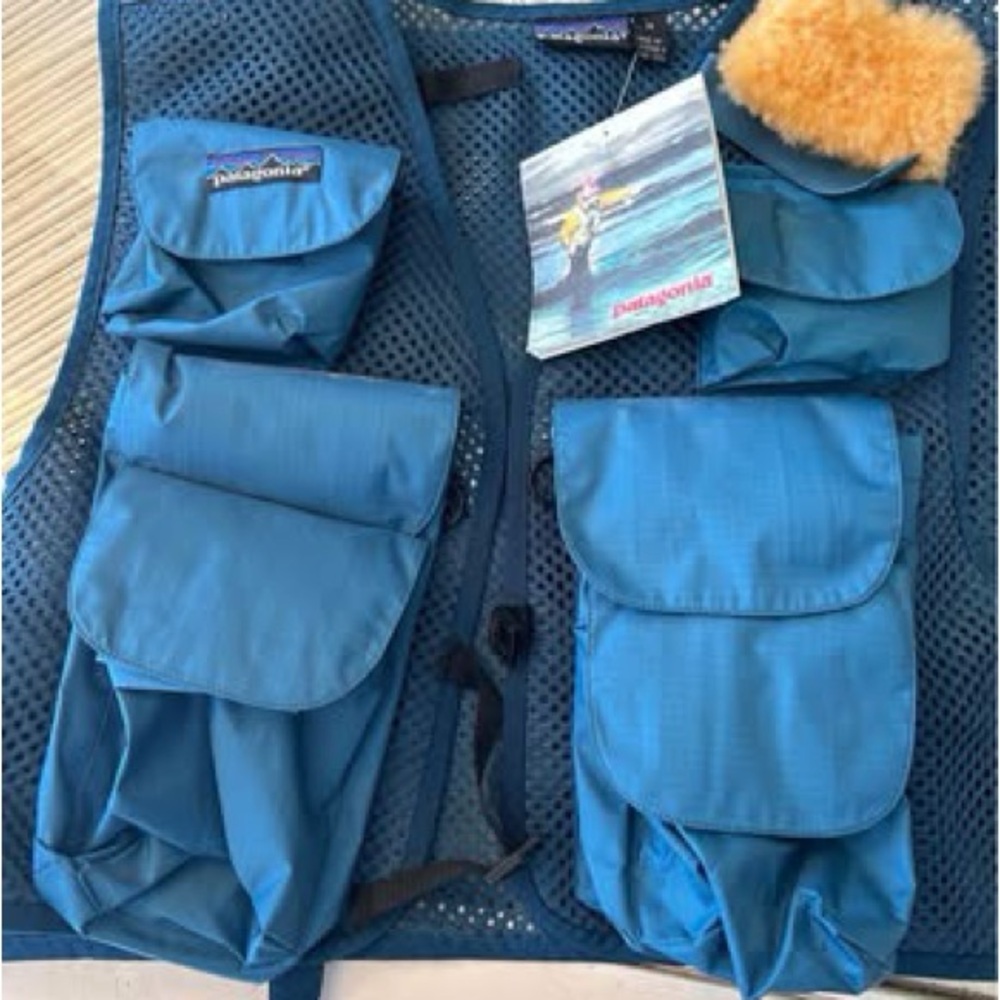 Patagonia Vertical Pocket fly fishing vest. New old stock
